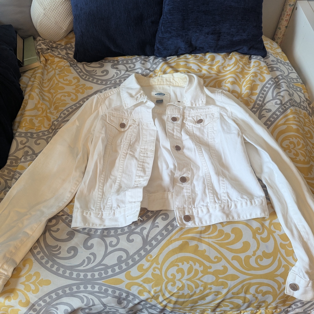 White Denim Jacket
